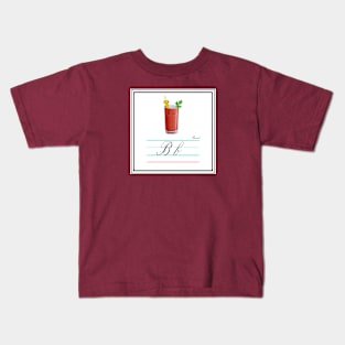 Brunch Queer Alphabet Card Kids T-Shirt